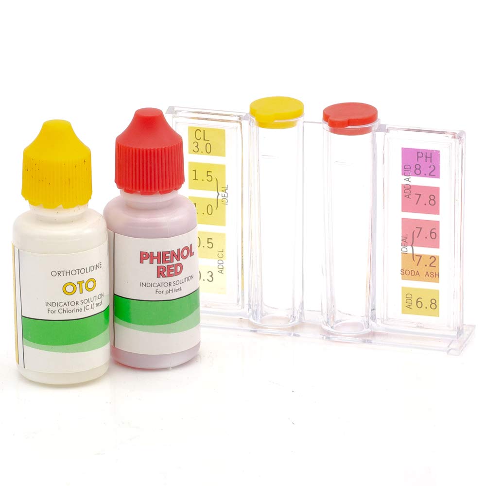 2-Way Pool & Spa Water Test Kit – Chlorine & pH Levels